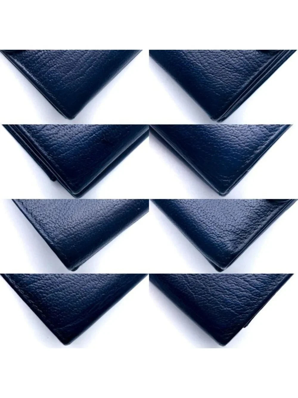 Chanel Wallet CC Logo Hook Trifold Navy